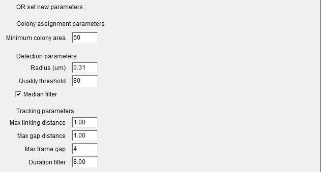 Specifying a new configuration