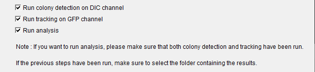 Choosing what to run